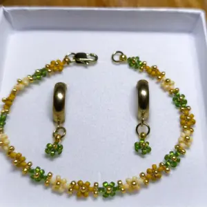 Sada Olivie - Náramek & Náušnice | Miyuki & Ocel