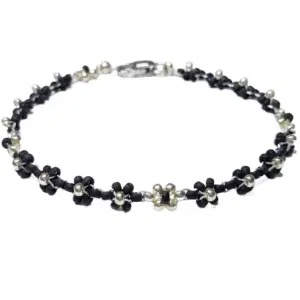 Náramek Noční královna - Miyuki & Ocel