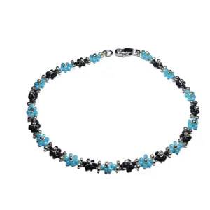 Náramek Půlnoční nebe - Miyuki & Ocel