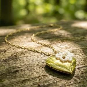 Náhrdelník s medailonkem Vzpomínka - Otevírací medailonek | PVD Gold