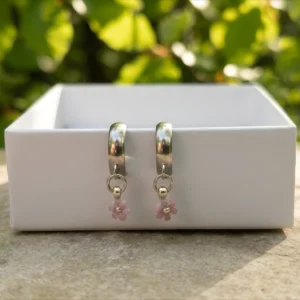 Kroužkové náušnice - Viola - Miyuki & Ocel