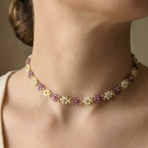 Dámský choker Lena – Ručně vyráběná elegance
