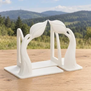 Brána příběhů – krémové PETG v beskydském prostředí, vizualizace skutečného 3D modelu